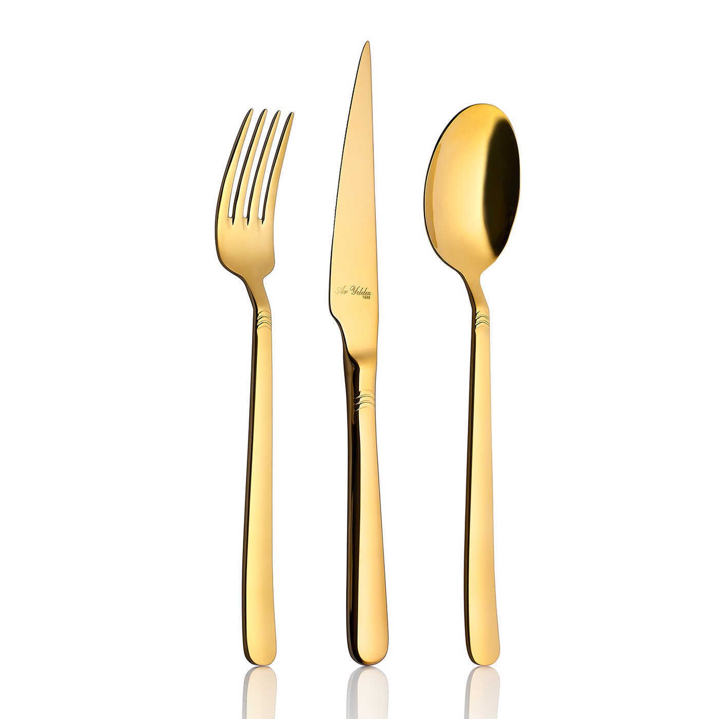 Aryıldız Fiore ''S'' Gold 24 Parça ÇKB. Seti