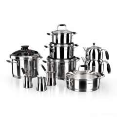 Korkmaz Flora Siyah 17 Parça Hiper Set