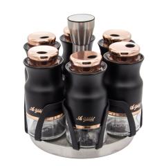 Aryıldız Black Line Bronz Baharat Seti