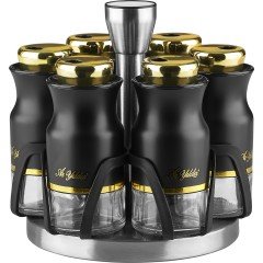 Aryıldız Black Line Gold Baharat Seti