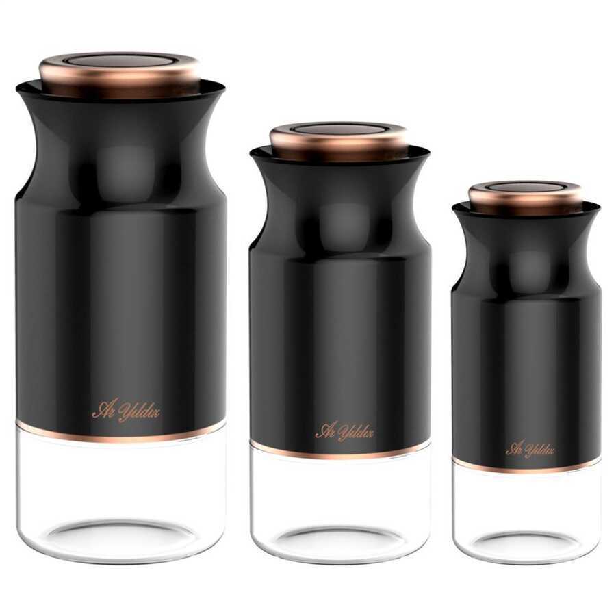 Aryıldız Black Line Bronz Saklama Seti