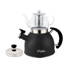 Aryıldız Black Line Kettle Mania Çaydanlık Siyah