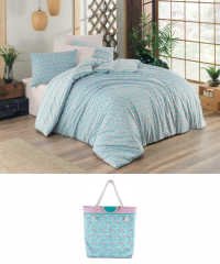 Soley Freebag Ranforce Nevresim Takımı Pink Rose Tek Kişilik 160x220 Cm