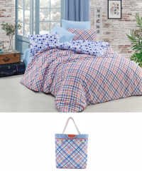 Soley Freebag Ranforce Nevresim Takımı Checker Tek Kişilik 160x220 Cm
