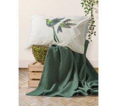 Cotton Box Bond Tek Kişilik Pike Takımı Merops Yeşil