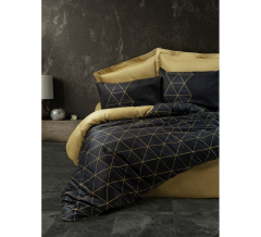 Cotton Box Dark Çift Kişilik Nevresim Takımı Veta Gold