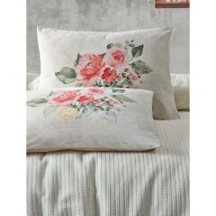 Cotton Box Bond Tek Kişilik Pike Takımı Rosanna Krem