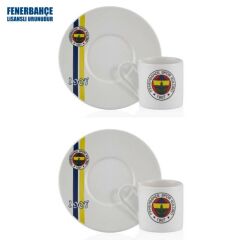 Neva Fenerbahçe Lisanslı 1907 2'li Kahve Fincan Takımı