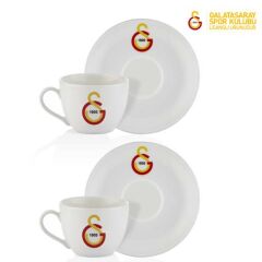 Neva Galatasaray Lisanslı Klasik Logo 2'li Çay Fincan Takımı