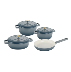 Emsan Blue Royal 7 Parça Tencere Seti
