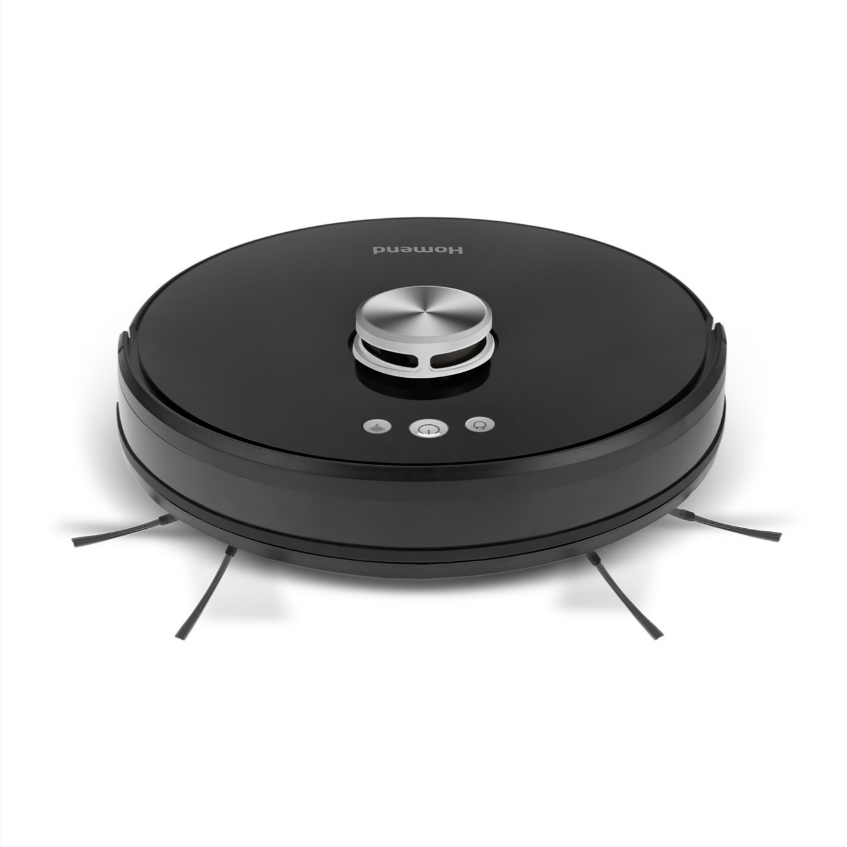 Homend Alex Laser Pro+ 1283H Siyah Moplu ve Haritalamalı Akıllı Robot Süpürge