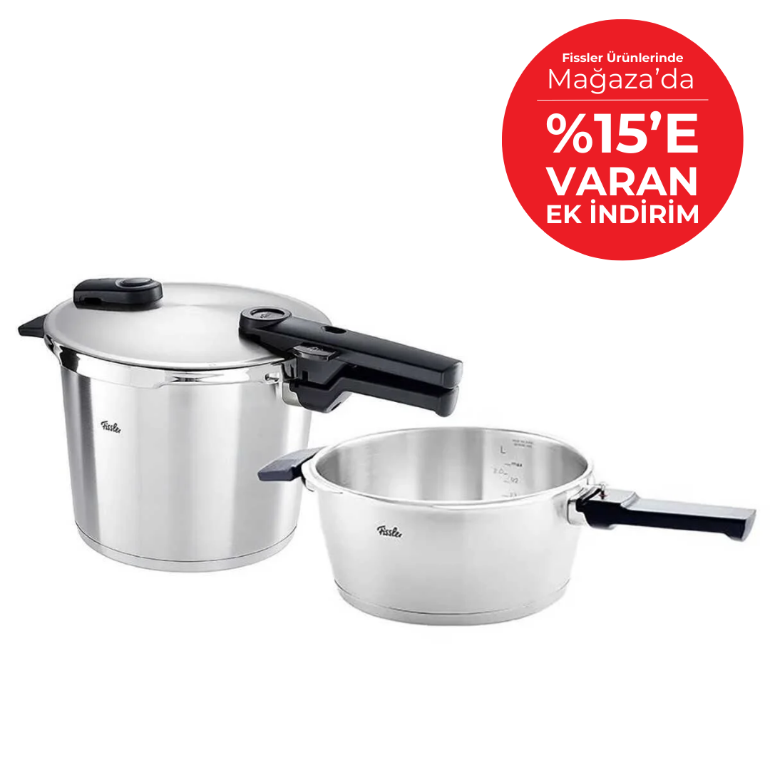 Fissler Vitaquick Premium 8+4 Litre Düdüklü Tencere