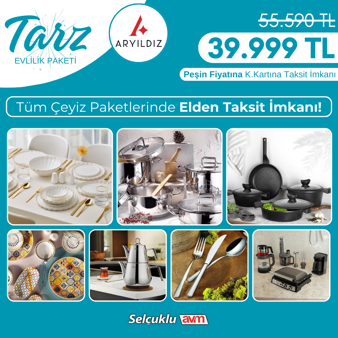 Aryıldız Tarz Çeyiz Paketi