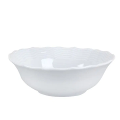 Porland Wavy Beyaz 12 Kişilik Yemek Takımı