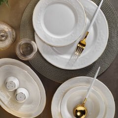 Aryıldız Marta Gold 58 Parça 12 Kişilik Yemek Takımı