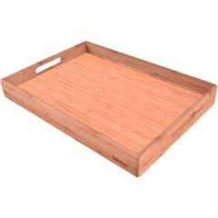 Bambum Marbella Bambu Desenli Tepsi Büyük B1435